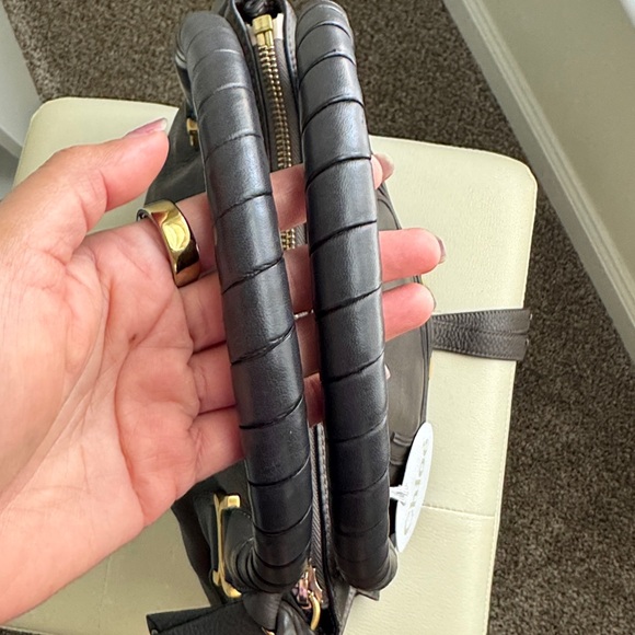 Chloe Marcie Medium Grey Calfskin Leather Handbag - Picture 3 of 15